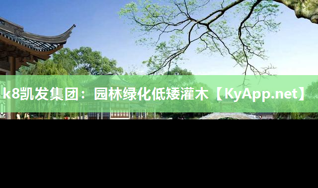 k8凯发集团：园林绿化低矮灌木